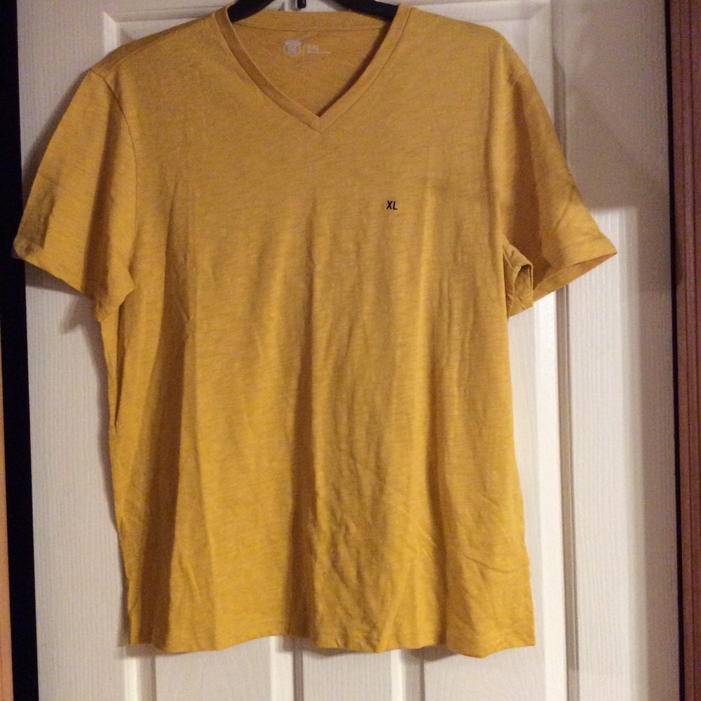 Women's XL basic yellow shirt